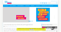 Desktop Screenshot of fdp-herne.de